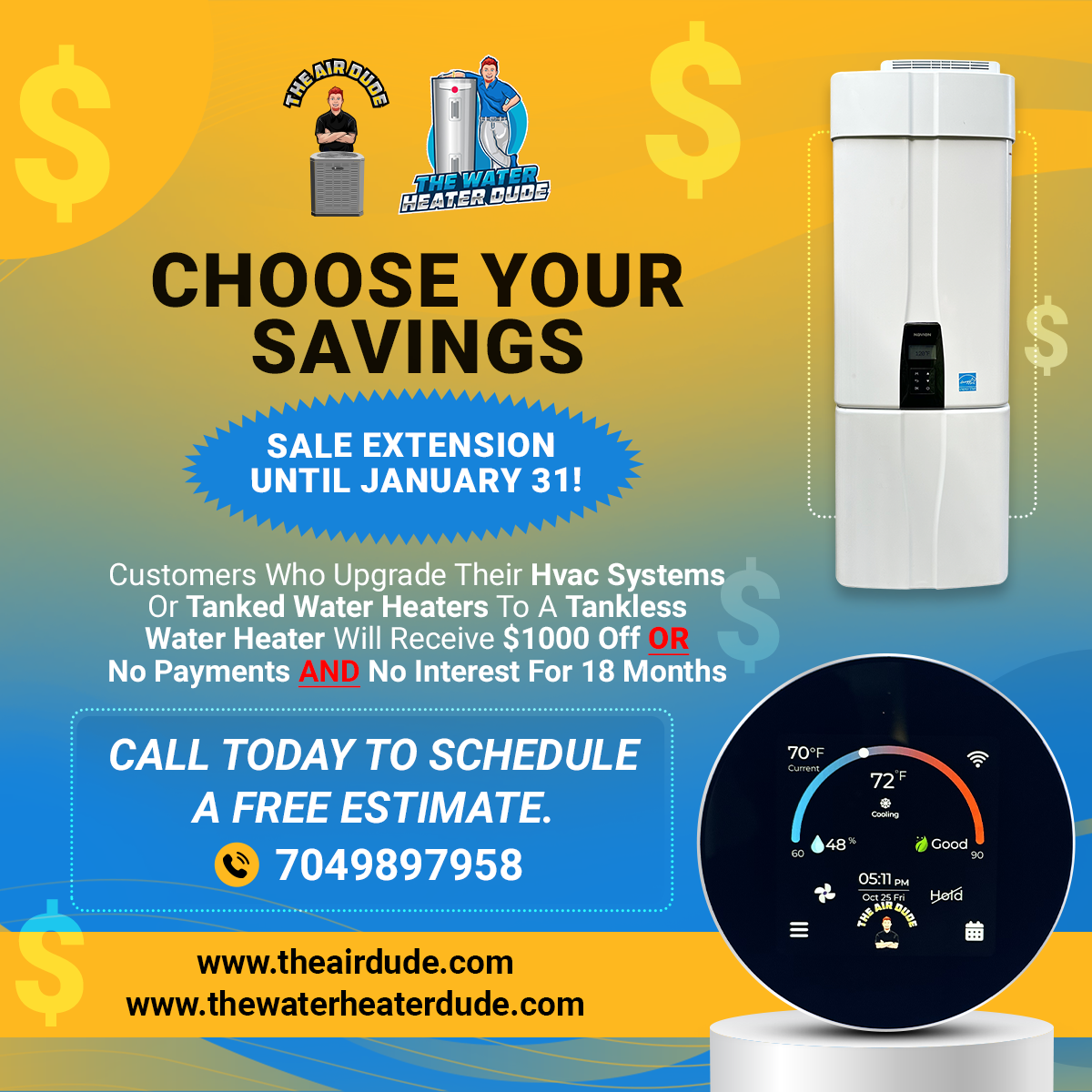 choose your savings- jan. 31