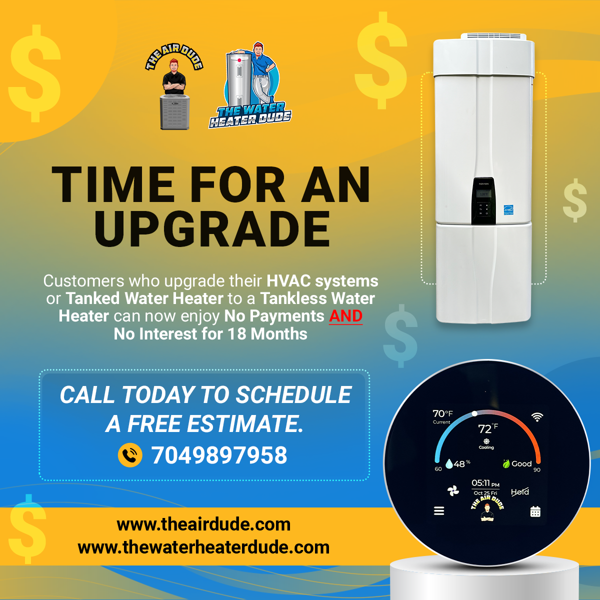 Time for an upgrade- no date (1)